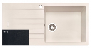 Naber Angola 100 L, Einbausple, granit nero, 1106031