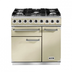 Falcon 900 Deluxe, Range Cooker, Gaskochfeld, 90 cm, Farbe Cream, mit 5 Jahren Garantie!