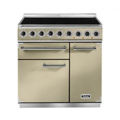 Falcon 900 Deluxe, Range Cooker, Induktionskochfeld, 90 cm, Farbe Cream, mit 5 Jahren Garantie!