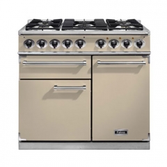 Falcon 1000 Deluxe, Range Cooker, Gaskochfeld, 100 cm, Farbe Cream, mit 5 Jahren Garantie!