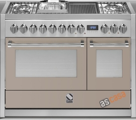 Steel Genesi 120, Rangecooker, 120 cm, Combisteam, Farbe Sabbia, G12SF-4BFSA, mit 5 Jahren Garantie!