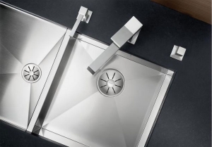 Blanco Zerox 400/550-T-U, Hauptbecken rechts, Steelart, InFino Ablauf, 521606