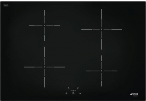 SMEG SI5741D Glaskeramikkochfeld, Induktion, C-Schliff,  75 cm, mit 5 Jahren Garantie!