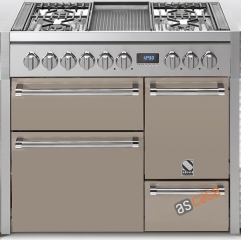 Steel Genesi 100, Rangecooker, 100 cm, Multifunktion, 3 �fen, Farbe Sabbia, G10FFF-D-4TSA, mit 5 Jahren Garantie!