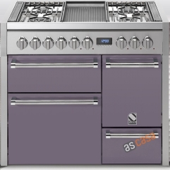 Steel Genesi 100, Rangecooker, 100 cm, Multifunktion, 3 �fen, Farbe Ametista, G10FFF-D-4TAA, mit 5 Jahren Garantie!