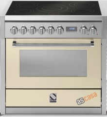 Steel Genesi 90, Rangecooker, 90 cm, Combisteam, Farbe Creme, G9S-4TCR, mit 5 Jahren Garantie!
