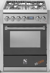 Steel Genesi 70, Rangecooker, 70 cm, Combisteam, Farbe Anthrazit, G7S-4LAN, mit 5 Jahren Garantie!