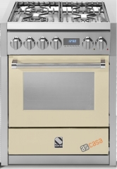 Steel Genesi 70, Rangecooker, 70 cm, Multifunktion, Farbe Creme, G7F-4CR, mit 5 Jahren Garantie!