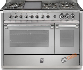 Steel Ascot 120, Rangecooker, 120 cm, Multifunktion, Farbe Edelstahl, A12FF-6GSS , mit 5 Jahren Garantie!