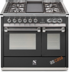 Steel Ascot 100, Rangecooker, 100 cm, Multifunktion, Farbe Anthrazit, A10FF-6LAN , mit 5 Jahren Garantie!