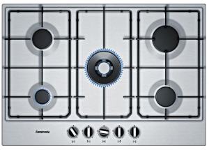 Constructa CA174252NL, Autarkes Gaskochfeld, Edelstahl-Design, mit 5 Jahren Garantie!