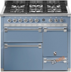 Steel Ascot 100, Rangecooker, 100 cm, Multifunktion, 3 fen, Farbe Celeste, A10FFF-D-6WCE , mit 5 Jahren Garantie!