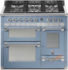 Steel Ascot 100, Rangecooker, 100 cm, Multifunktion, 3 fen, Farbe Celeste, A10FFF-4MCE , mit 5 Jahren Garantie!