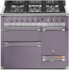 Steel Ascot 100, Rangecooker, 100 cm, Multifunktion, 3 fen, Farbe Ametista, A10FFF-D-4MAA , mit 5 Jahren Garantie!