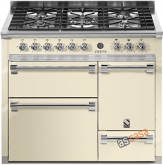 Steel Ascot 100, Rangecooker, 100 cm, Multifunktion, 3 fen, Farbe Creme, A10FFF-D-6LCR , mit 5 Jahren Garantie!