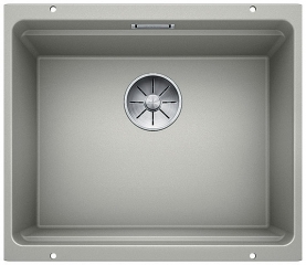 Blanco Etagon 500-U Silgranit PuraDur, Farbe perlgrau, InFino Ablauf, 522230