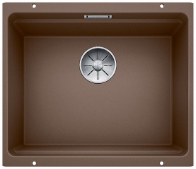 Blanco Etagon 500-U Silgranit PuraDur, Farbe muskat, InFino Ablauf, 522235