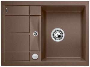 Blanco Metra 45 S Compact Silgranit PuraDur 2, Farbe muskat, 521885