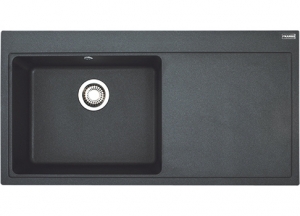 Franke Mythos MTG 611-100 Fragranit DuraKleen Plus, Becken rechts, Farbe Graphit, 114.0476.997