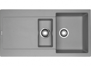 Franke Maris MRG 251-96, flchenbndig, Fragranit+, Farbe Steingrau, 135.0477.209