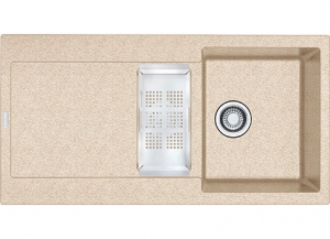 Franke Maris MRG 651 Fragranit+, Einbausple, Druckknopfventil, Farbe Beige, 114.0477.276