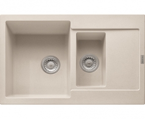 Franke Maris MRG 651-78 Fragranit+, Druckknopfventil, Farbe Sahara, 114.0477.305