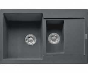 Franke Maris MRG 651-78 Fragranit+, Druckknopfventil, Farbe Graphit, 114.0477.283