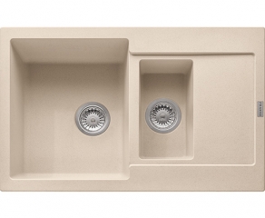 Franke Maris MRG 651-78 Fragranit+, Druckknopfventil, Farbe Beige, 114.0477.306