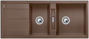 Blanco Metra 8 S Silgranit PuraDur 2, Farbe muskat, 521898