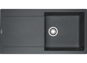 Franke Maris MRG 611-100 Fragranit+, Druckknopfventil, Farbe Graphit, 114.0477.354