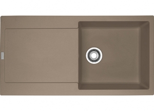 Franke Maris MRG 611-100 Fragranit+, Druckknopfventil, Farbe Cashmere, 114.0477.361