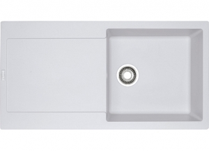 Franke Maris MRG 611-100 Fragranit+, Druckknopfventil, Farbe Glacier, 114.0477.356