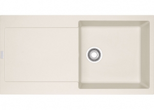 Franke Maris MRG 611-100 Fragranit+, Druckknopfventil, Farbe Magnolia, 114.0477.358