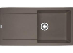 Franke Maris MRG 611-100 Fragranit+, Druckknopfventil, Farbe Umbra, 114.0477.362