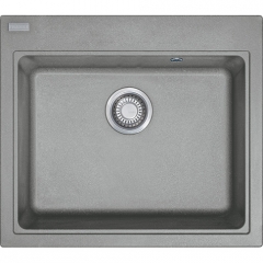 Franke Maris MRG 610-58 Fragranit+, Druckknopfventil, Farbe Steingrau, 114.0477.399