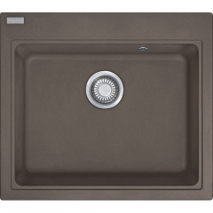 Franke Maris MRG 610-58 Fragranit+, Druckknopfventil, Farbe Umbra, 114.0477.415