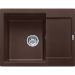 Franke Maris MRG 611-62, Fragranit+, Druckknopfventil, Farbe Chocolate, 114.0477.560