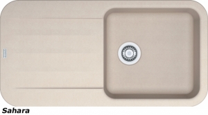 Franke Pebel PBG 611-97, Fragranit+, Druckknopfventil, Farbe Sahara, 114.0477.163