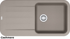 Franke Pebel PBG 611-97, Fragranit+, Druckknopfventil, Farbe Cashmere, 114.0477.165