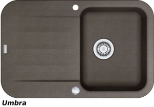 Franke Pebel PBG 611, Fragranit+, Druckknopfventil, Farbe Umbra, 114.0477.176