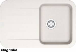 Franke Pebel PBG 611, Fragranit+, Druckknopfventil, Farbe Magnolia, 114.0477.172