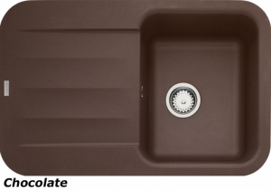 Franke Pebel PBG 611, Fragranit+, Druckknopfventil, Farbe Chocolate, 114.0477.177