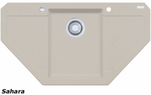 Franke Maris MRG 612-E, Fragranit+, Druckknopfventil, Farbe Sahara, 114.0477.555