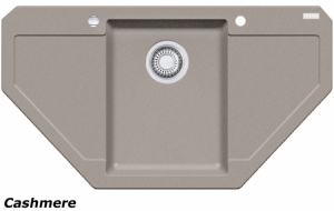 Franke Maris MRG 612-E, Fragranit+, Druckknopfventil, Farbe Cashmere, 114.0477.557