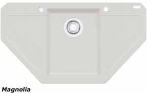 Franke Maris MRG 612-E, Fragranit+, Druckknopfventil, Farbe Magnolia, 114.0477.554