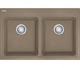 Franke Maris MRG 620, Fragranit+, Druckknopfventil, Farbe Cashmere, 114.0477.537