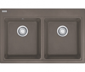 Franke Maris MRG 620, Fragranit+, Druckknopfventil, Farbe Umbra, 114.0477.538