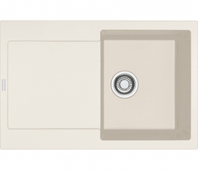 Franke Maris MRG 611 Fragranit+, Druckknopfventil, Farbe Magnolia, 114.0477.489