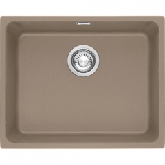 Franke Kubus KBG 210-53, Fragranit+, flchenbndig, Druckknopfventil, Farbe Cashmere, 135.0477.094