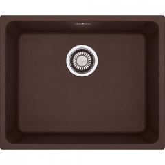 Franke Kubus KBG 210-53, Fragranit+, flchenbndig, Druckknopfventil, Farbe Chocolate, 135.0477.096